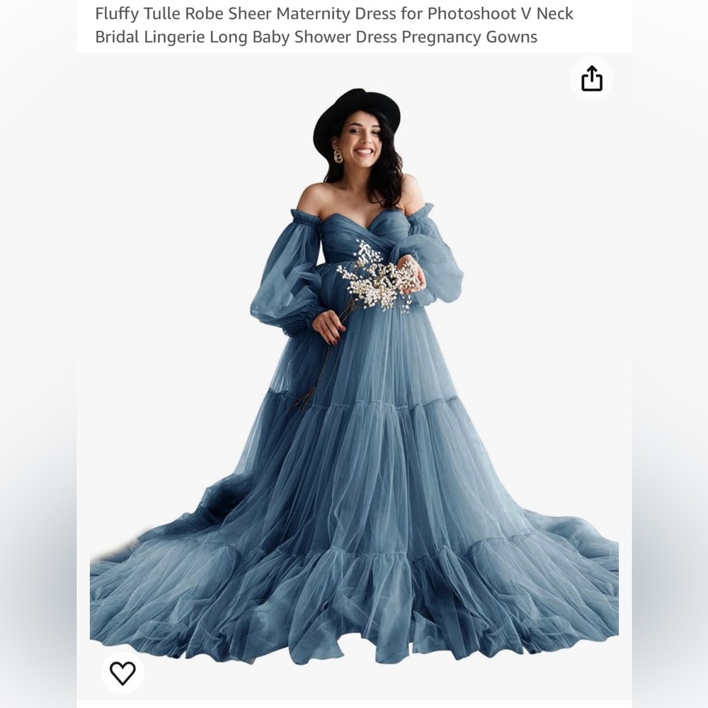 Maternity pregnancy gown dress